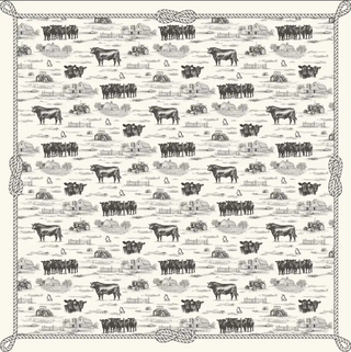 Angus Homestead Silk Scarf