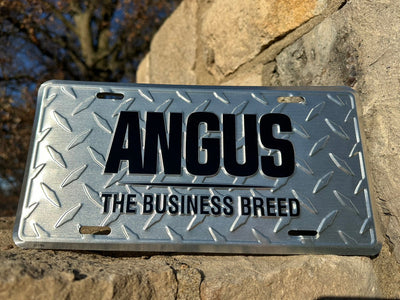 Angus License Plate