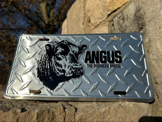 Angus License Plate