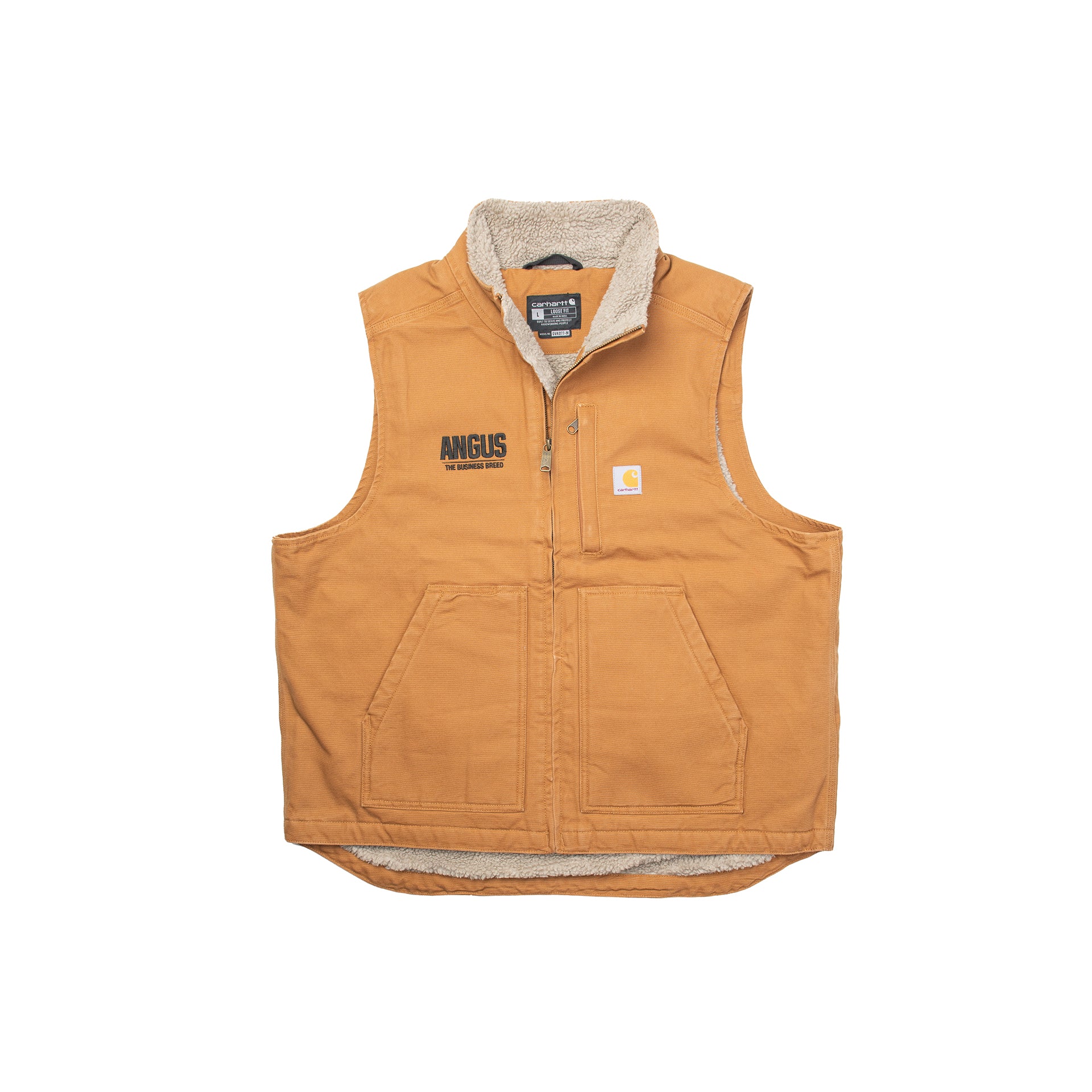 The Carhartt Cattleman Sherpa Lined Vest