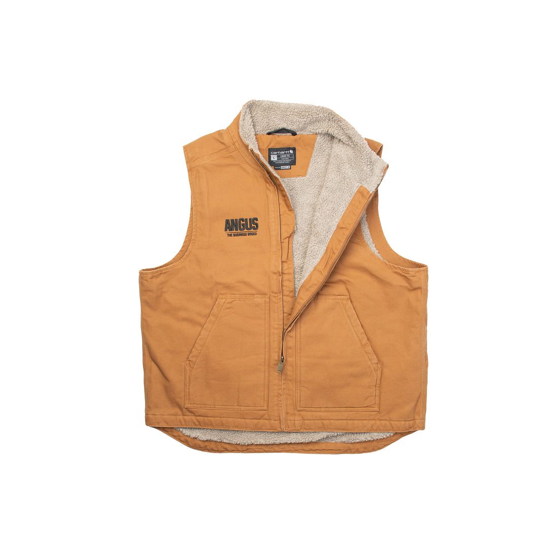 The Carhartt® Cattleman Sherpa-Lined Vest - Main Image